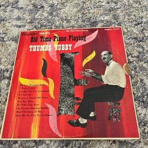 Thumbs Tubby old-time piano playing vintage vinyl record from 1957